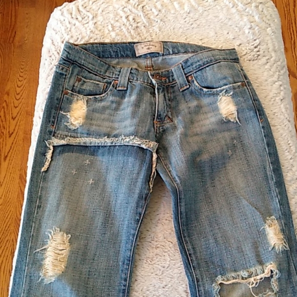 S - Marque Distressed Cropped Jeans - Picture 8 of 15